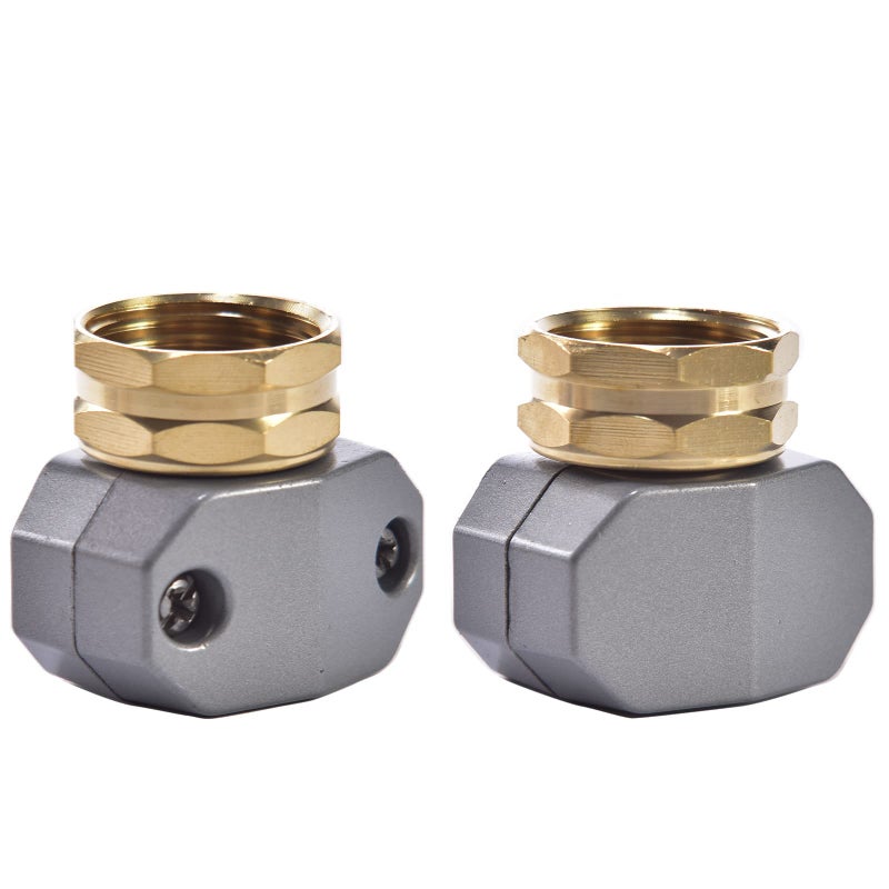 Sanpaint Zinc and Brass Female Clamp Coupling,Fits 3/4" or 5/8" Garden Hose Repair Fitting - Image 4